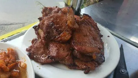 Hình ảnh Sườn + trứng ốp la