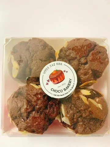 Hình ảnh Cupcake Socola ( 4 phần )