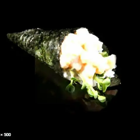 Hình ảnh HOTATE TOBIKO HAND ( Sò Điệp Trộn Trứng Cá Chồn .Mayo)