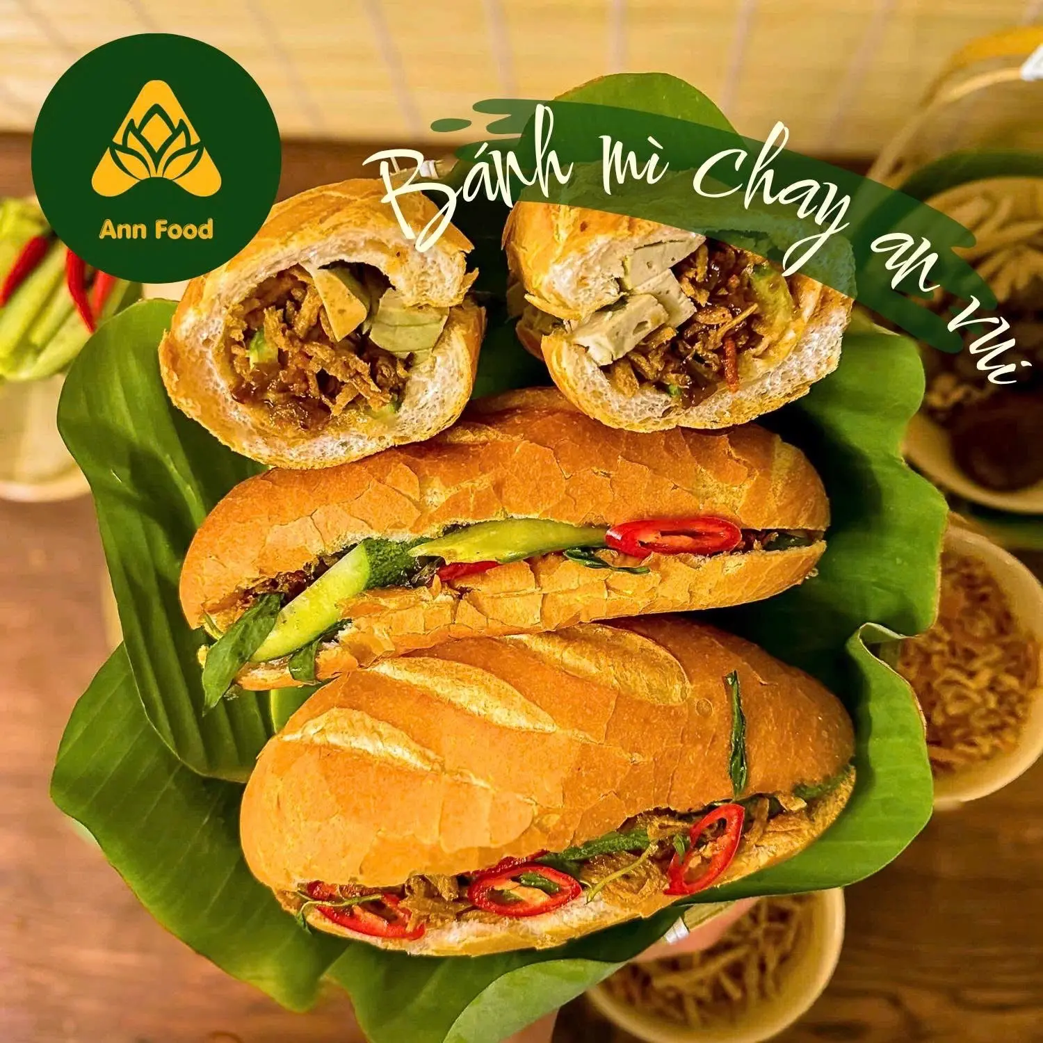 Hình ảnh Bánh mì chay an vui