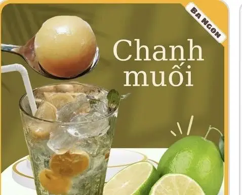 Hình ảnh Trà chanh muối