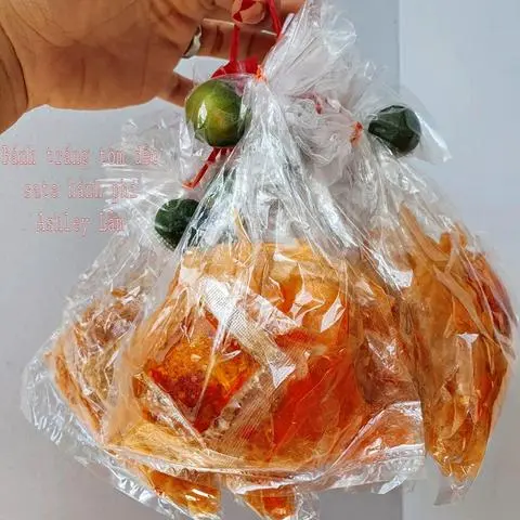 Hình ảnh Bánh Tráng Xâu Muối Tắc Dẻo Tôm