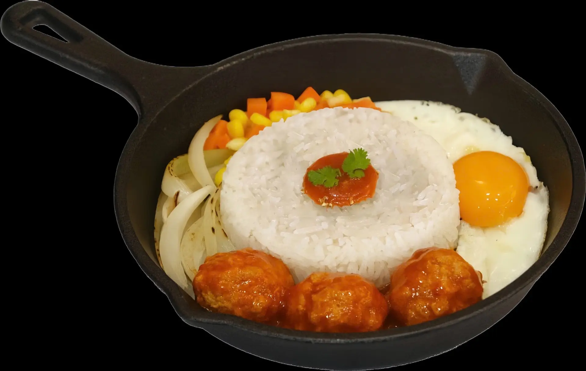 Hình ảnh Cơm Xèo thịt viên