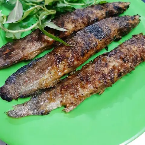 Hình ảnh Cá chạch quế nướng sa tế