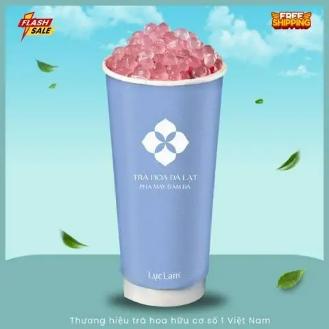 Hình ảnh Trà Olong Sữa Hoa Hồng (700ml)