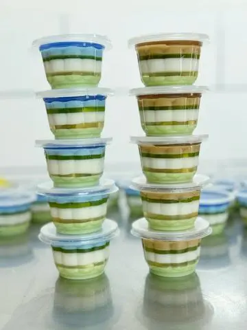 Hình ảnh Rau câu hũ mix vị (chục hũ)