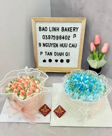 Hình ảnh bánh kem HOA TUYLIP