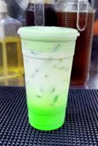 Hình ảnh sâm dứa sữa đá