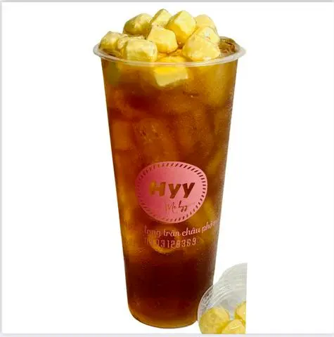 Hình ảnh Hồng trà nhiều trân châu phô mai 700ml