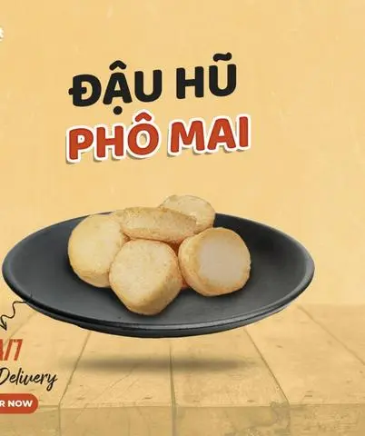 Hình ảnh Đậu hủ phô mai thêm ( 2 viên)
