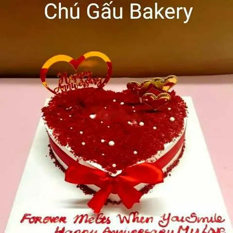 Hình ảnh Bánh kem trái tim