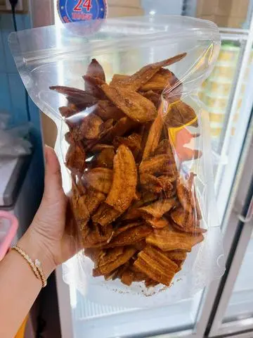 Hình ảnh CHUỐI SẤY MÈ ĐƯỜNG 500gram
