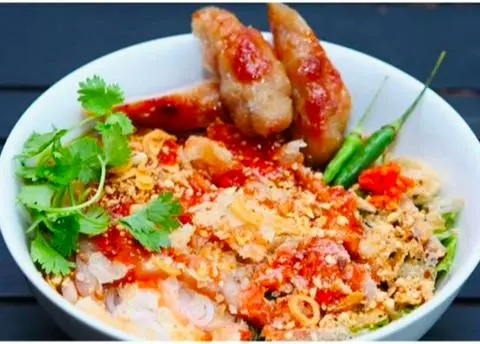 Hình ảnh Combo: bún nem nướng - 1 ly trà tắc
