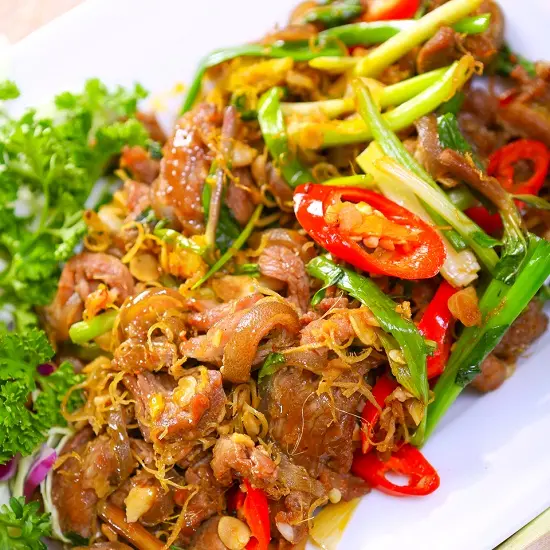 Hình ảnh BÒ XÀO SẢ ỚT
