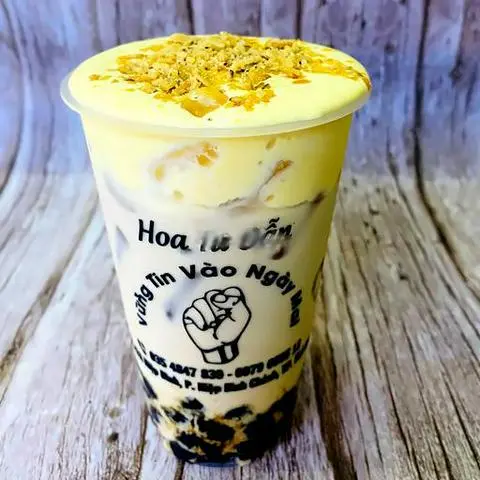 Hình ảnh Trà Sữa Kem Trứng Dừa Nướng  size M