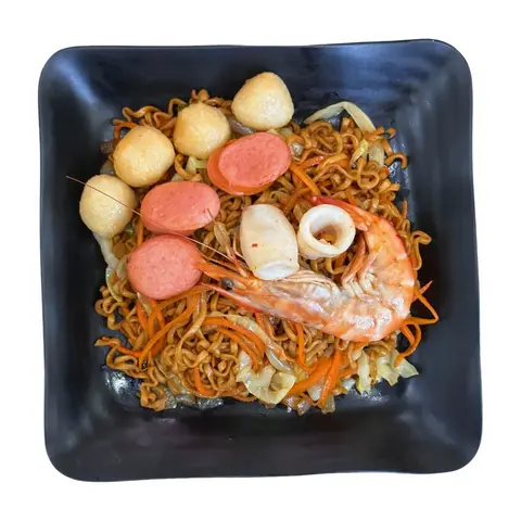 Hình ảnh Mì Trộn Tương Đen Hải Sản