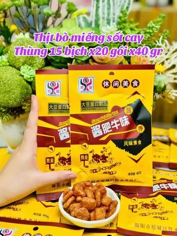Hình ảnh Thịt Hổ Chay Cay Ăn Liền-1 Gói 40G