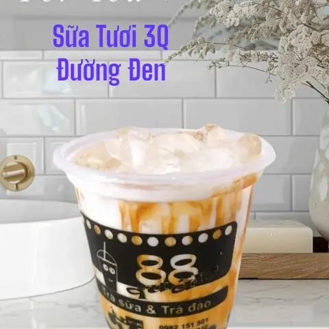 Hình ảnh Sữa tươi trân châu 3Q Đường đen