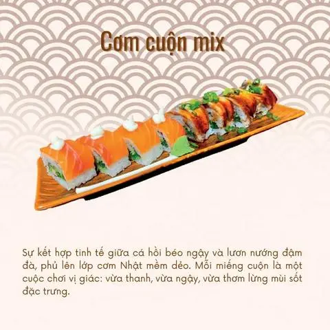 Hình ảnh Cơm cuộn mix