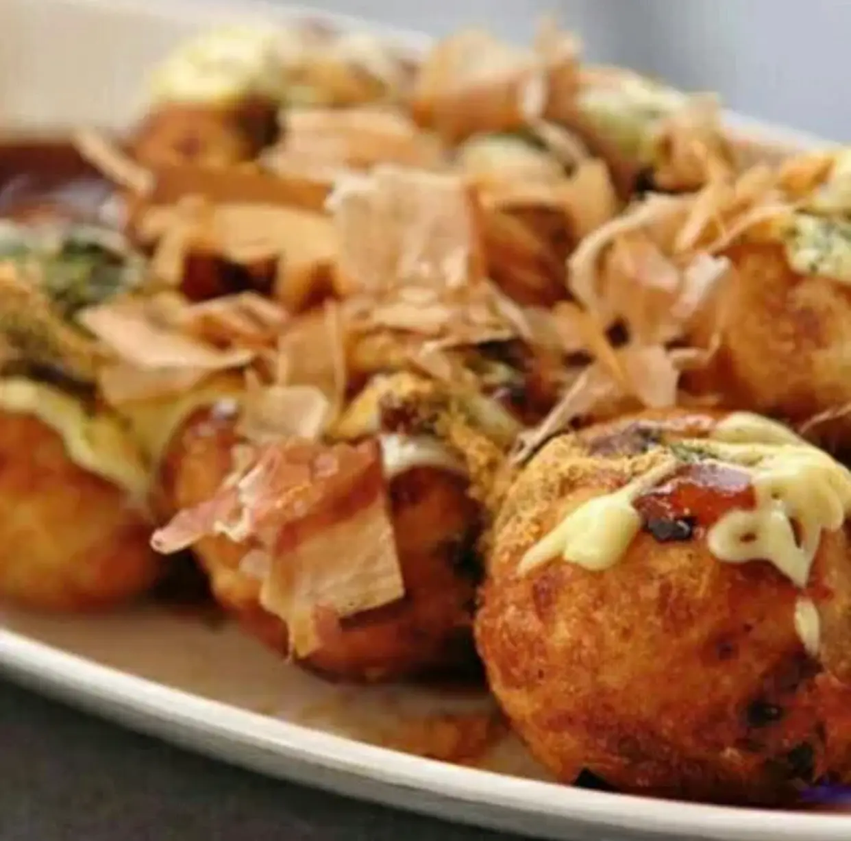 Hình ảnh Takoyaki nhân bạch tuộc - 4 viên mix takoyaki nhân phô mai - 4 viên
