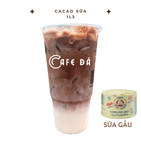 Hình ảnh Cacao sữa gấu chà bá 1L3