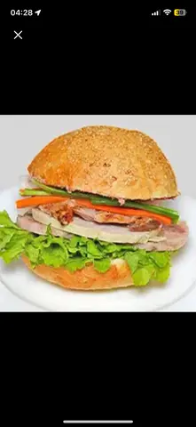 Hình ảnh Hamburger thịt chả
