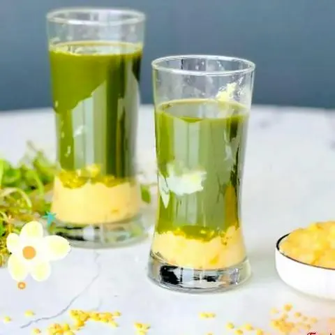 Hình ảnh Rau má đậu xanh ly 700ml