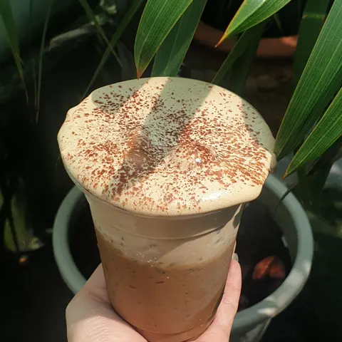 Hình ảnh Cafe kem nâu tiramisu - Up size 700ml