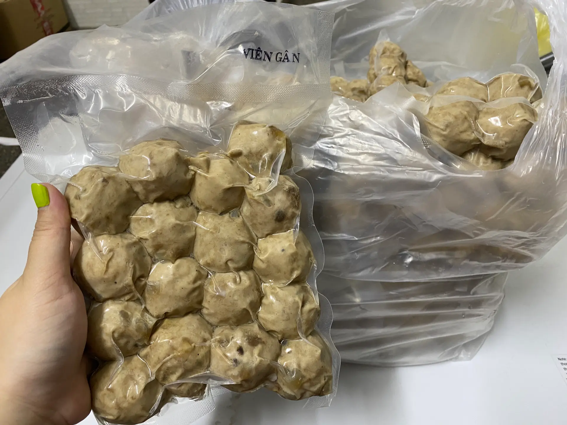 Hình ảnh Bò viên gân 500gr