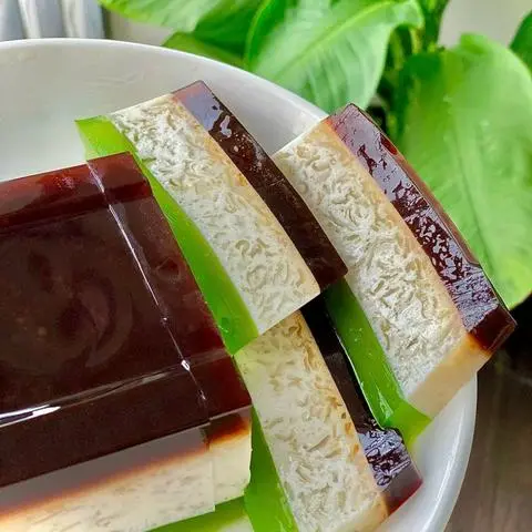 Hình ảnh 1 Rau câu vuông sợi giòn đế Cafe siêu ngon 800gr