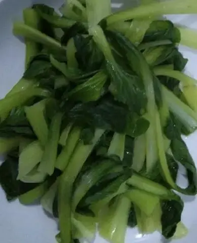 Hình ảnh cải thìa luộc 