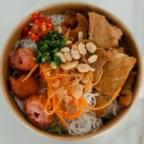 Hình ảnh Bún thịt nướng nem