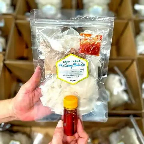 Hình ảnh Set Bánh Tráng Muối Sặc Sốt Tắc