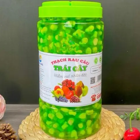 Hình ảnh Thạch Đại Long Táo Hũ 2,5Kg, Rau Câu 3D Thơm Ngon Chính Hãng