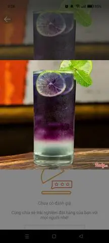 Hình ảnh Soda chanh hoa đậu biếc