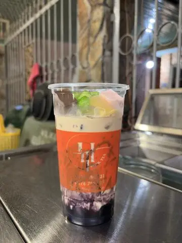 Hình ảnh Trà Sữa Việt Quất FullTopping