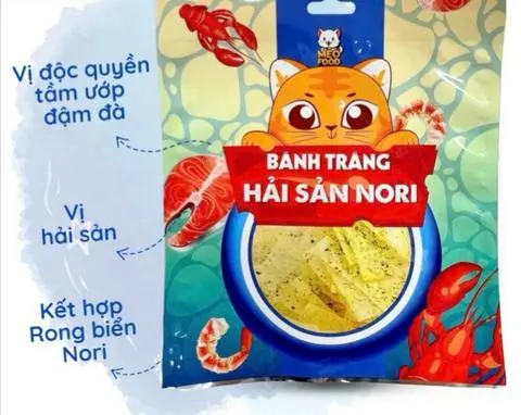 Hình ảnh Bánh Tráng Hải Sản Nori