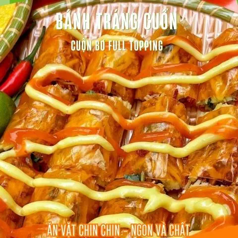 Hình ảnh Bánh tráng cuốn ( cuộn bơ ) FULL TOPPING