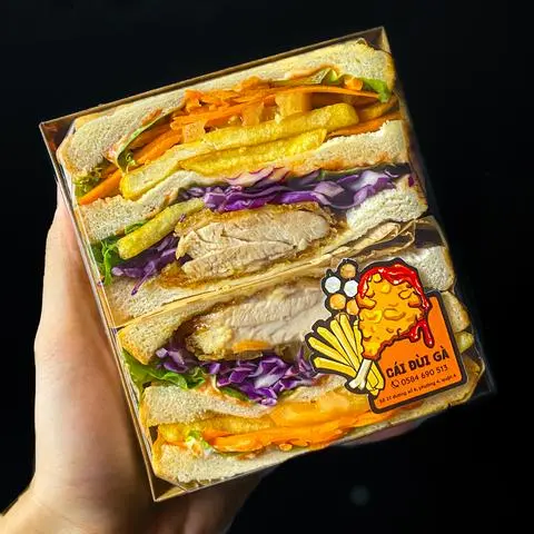 Hình ảnh Sandwich Phile Gà + Khoai Tây