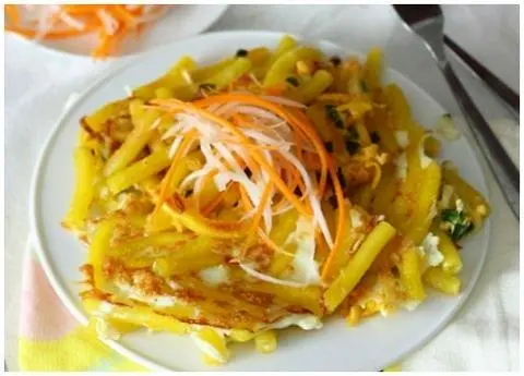 Hình ảnh Nui chiên trứng