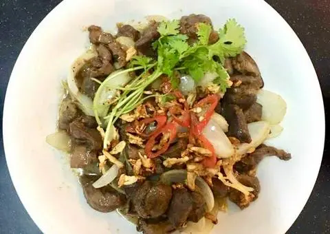 Hình ảnh Lòng Gà Cháy Tỏi