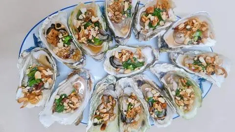 Hình ảnh Hàu nướng Mỡ Hành