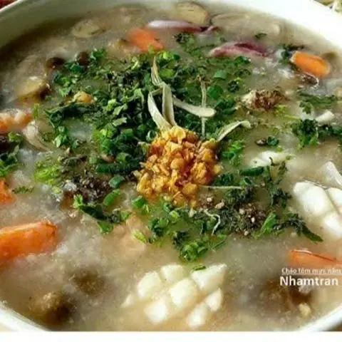 Hình ảnh CHÁO MỰC TƯƠI