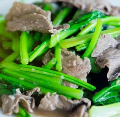 Hình ảnh Thêm cải ngọt xào bò