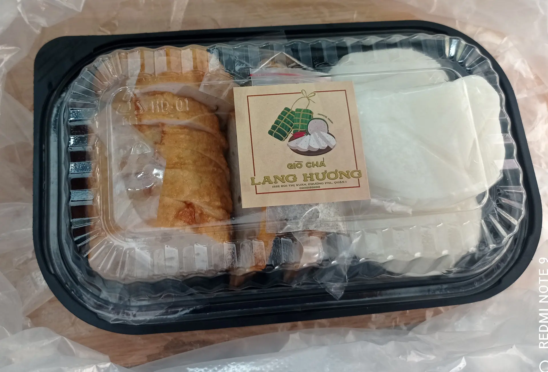 Hình ảnh Dĩa mix 5 bánh dày + 250gr chả chiên
