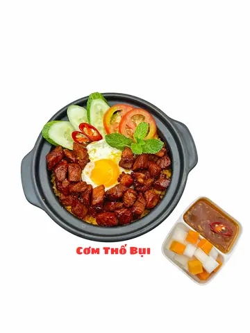 Hình ảnh Cơm Thố Xá Xíu + Ốp La