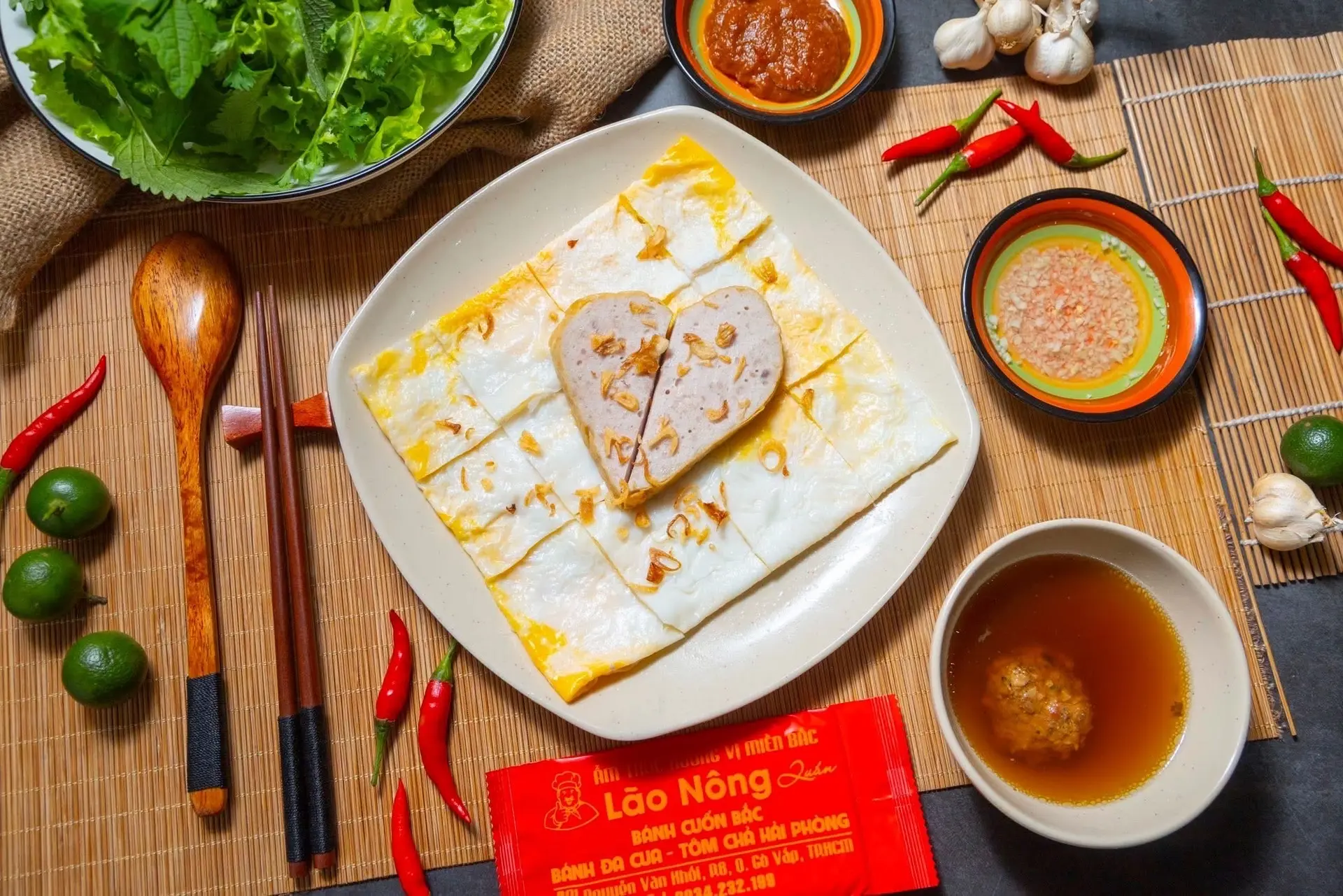Hình ảnh Bánh cuốn trứng