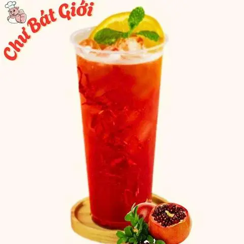 Hình ảnh Trà Lựu Đỏ Mãng Cầu Thạch Trái Cây