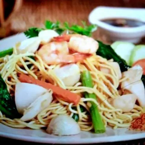 Hình ảnh Mì xào hải sản