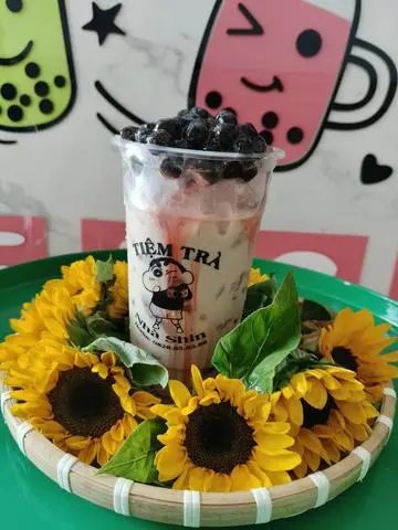 Hình ảnh trà sưa dâu
